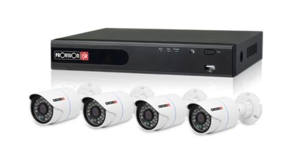 PROVISION AHD DVR 4db 1MP AHD kamera szett